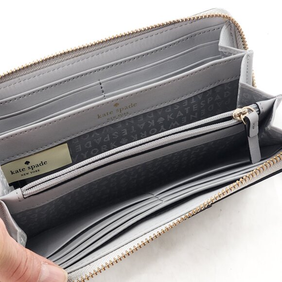 KATE SPADE Neda Grove Street Knowledge Full Zip Long Continental Wallet - Picture 4 of 7